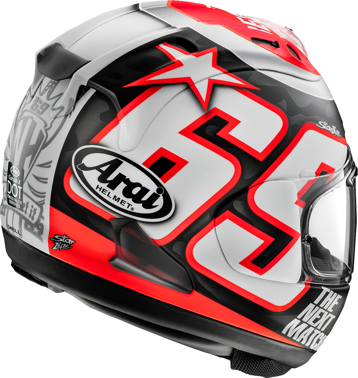 3512EC07-E2D7-492E-8E98-97A018D8B483 Arai Helmets - Corsair-X Helmet - Nicky Reset - Frost