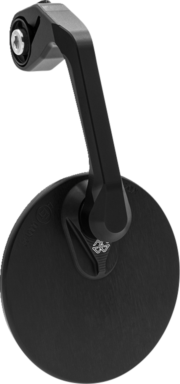 Gilles Tooling - Mirror - MOON - Side View - Round - Black - Right/Left - Each