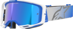 Alpinestars Goggles - Vision 8 Goggle - Corp - Blue/White - Blue Mirror Lens
