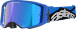 Alpinestars Goggles - Supertech Goggle - Stream - Blue - ABS Vision - Blue Mirror Lens