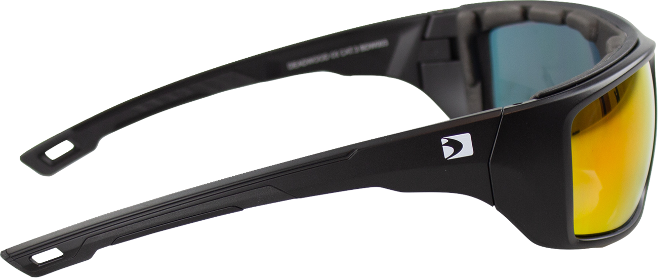 3BE2FE07-83FF-4D4E-BEE1-ADE69B0E955E Bobster - Deadwood Sunglasses - Matte Black - Gray Red Revo Lens