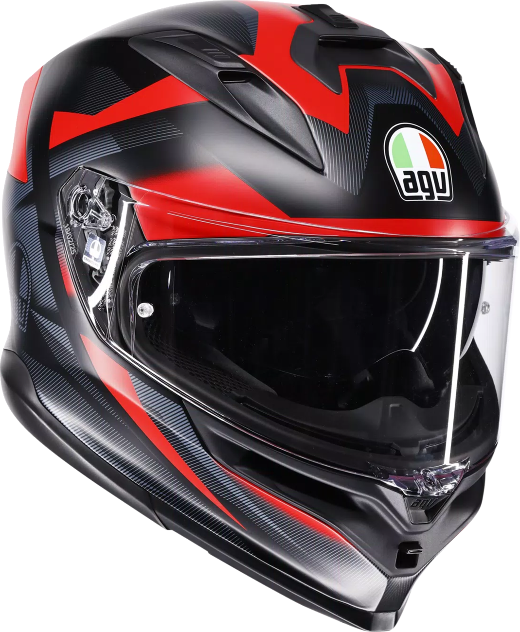 404DB0F3-2014-4A78-BE2A-DA66277CC484 Agv - K7 Helmet - Glimpse - Matte Black/Red
