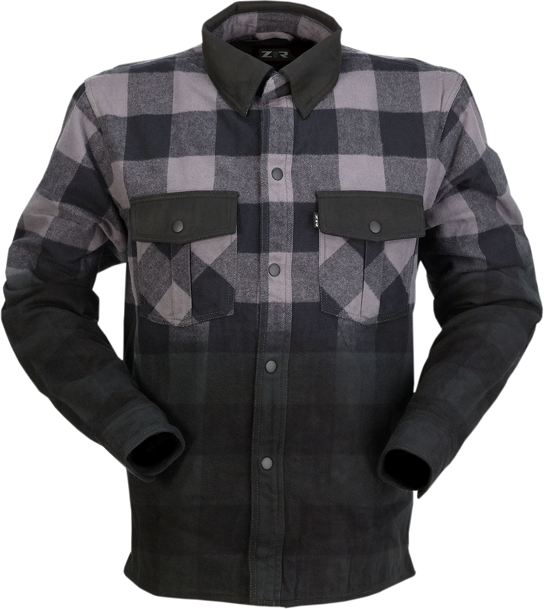 Z1R - Duke Ombre Flannel - Gray/Black