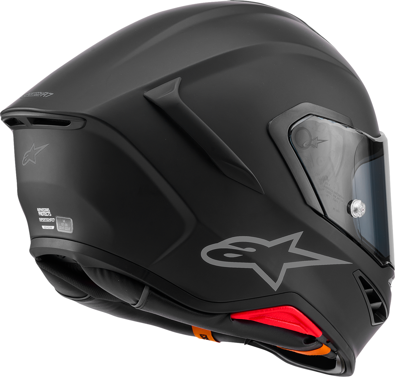 427BDB3E-C33D-4AF8-8AA8-46FD3441038D Alpinestars - Supertech R7 Helmet - 22.06 - Solid - Matte Black