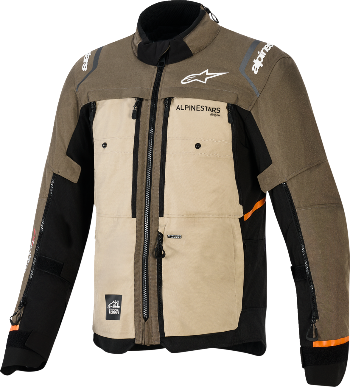 468C3351-8886-4EF3-89C8-8062426F70F3 Alpinestars - Cusco Drystar® Jacket - Walnut/Aluminum/Black