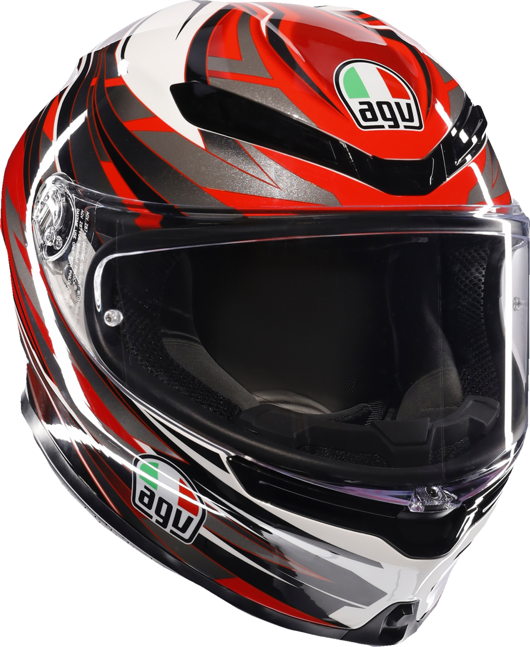 5213628B-5173-4260-B217-B0401BCA6042 Agv - K6 S Helmet - Reeval - White/Red/Gray