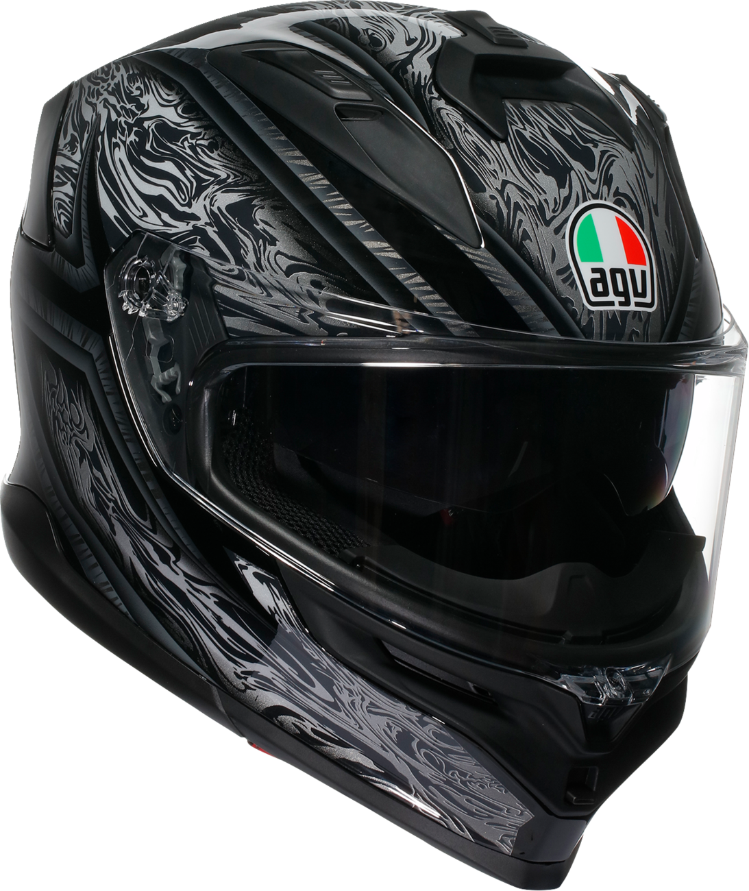 5220FA16-B75E-4C1B-B3D9-BCC78711D836 Agv - K7 Helmet - Damascus - Black/Silver