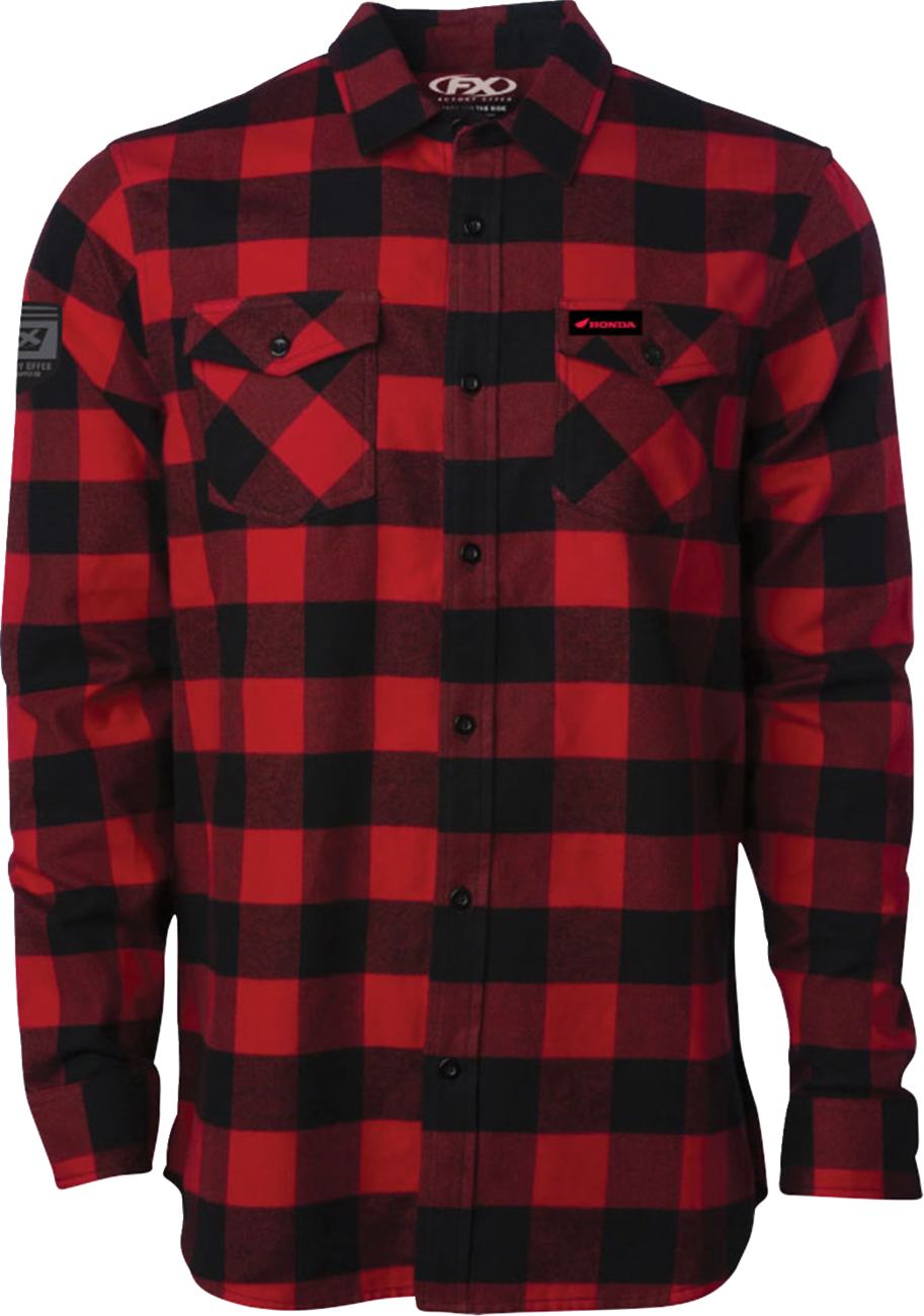 536625BE-2B03-42BE-9648-3E7CB63986D7 Factory Effex - Honda Explorer Flannel Shirt - Red/Black