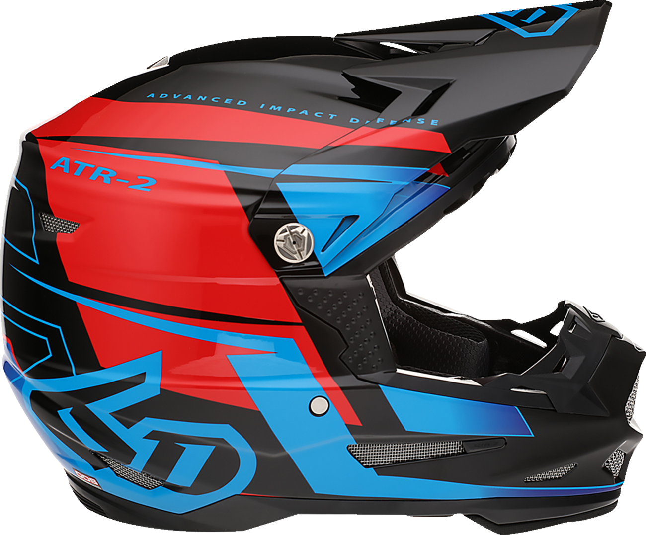 6D Helmets - ATR-2 Helmet - Mach - Blue/Red/Black