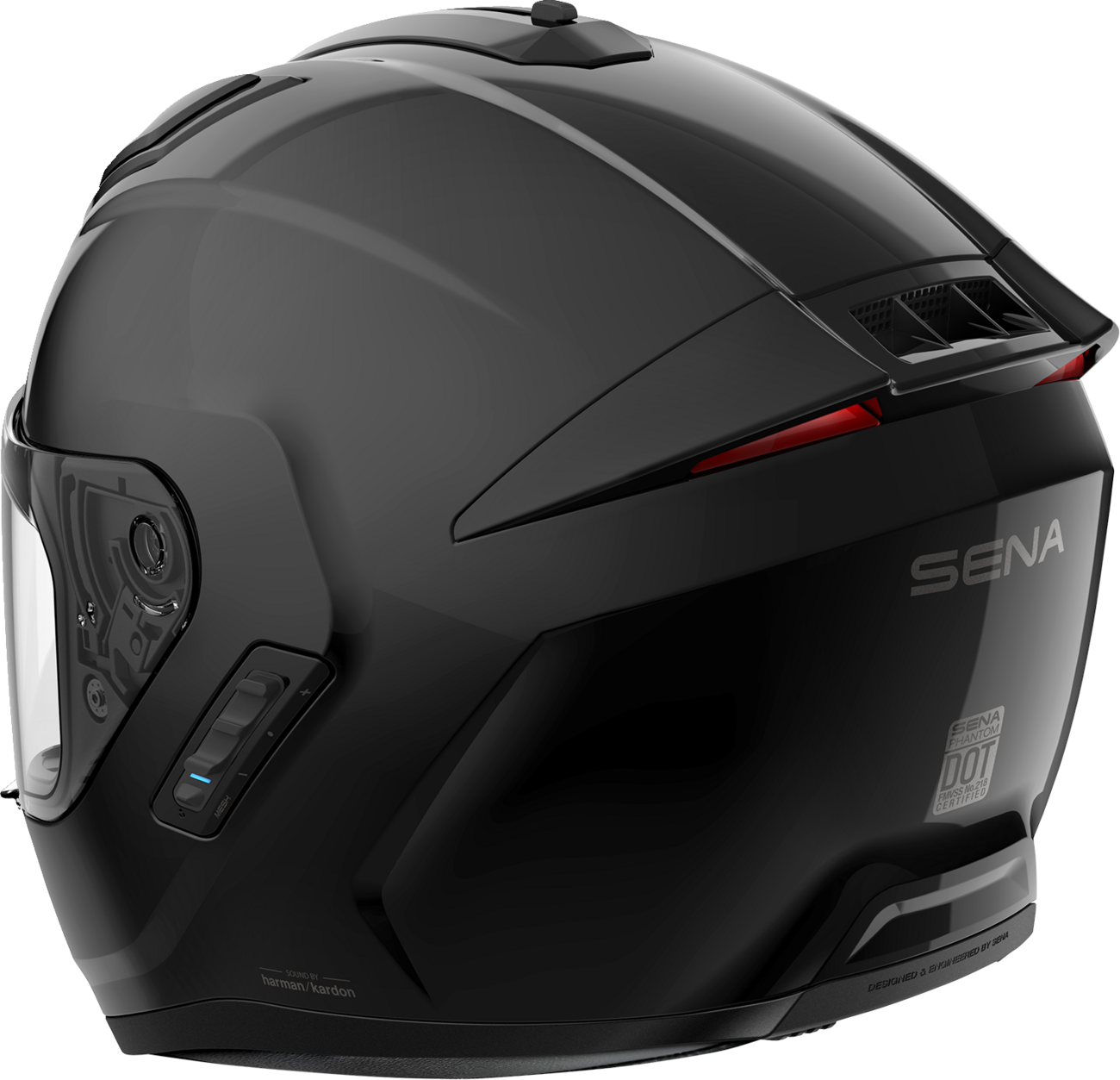 Sena - Phantom ANC Helmet - Gloss Black