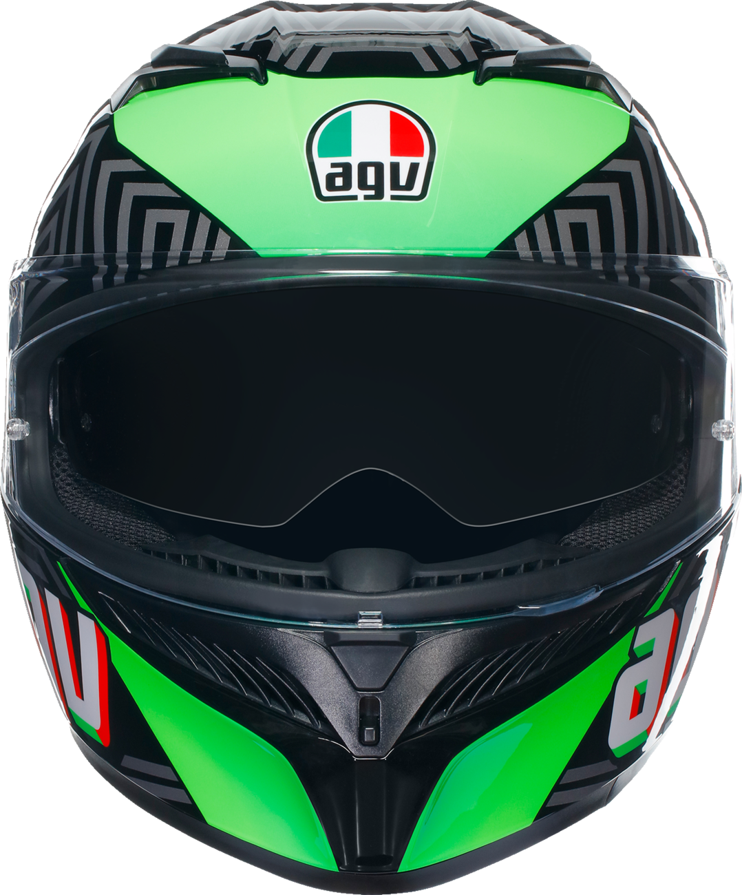 5FFC8E1D-D8E8-4F3E-883E-BBF05B5B3104 Agv - K3 Helmet - Kamaleon - Black/Red/Green