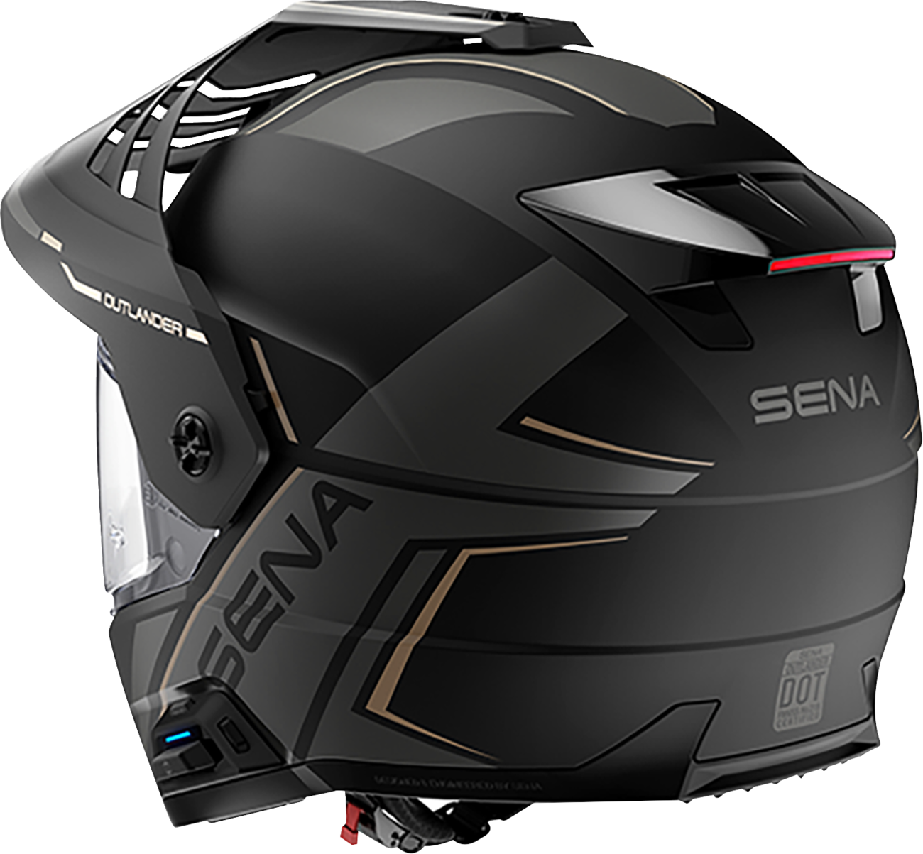 Sena - Outlander Helmet - Matte Black
