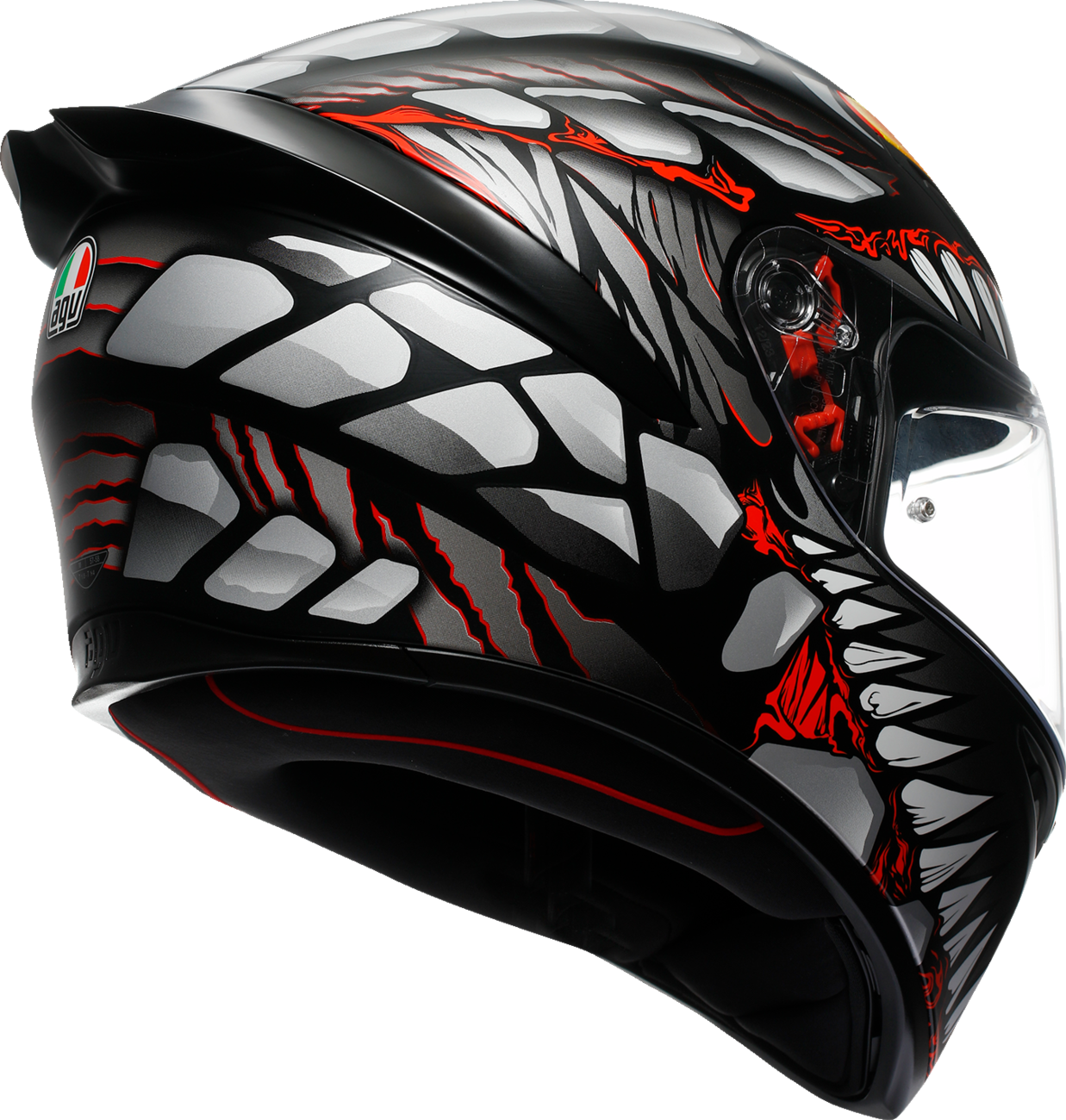 63E12783-BE2F-45F9-B300-AEC90EE27896 Agv - K1 S Helmet - Lyzard - Matte Black/Gray/Red