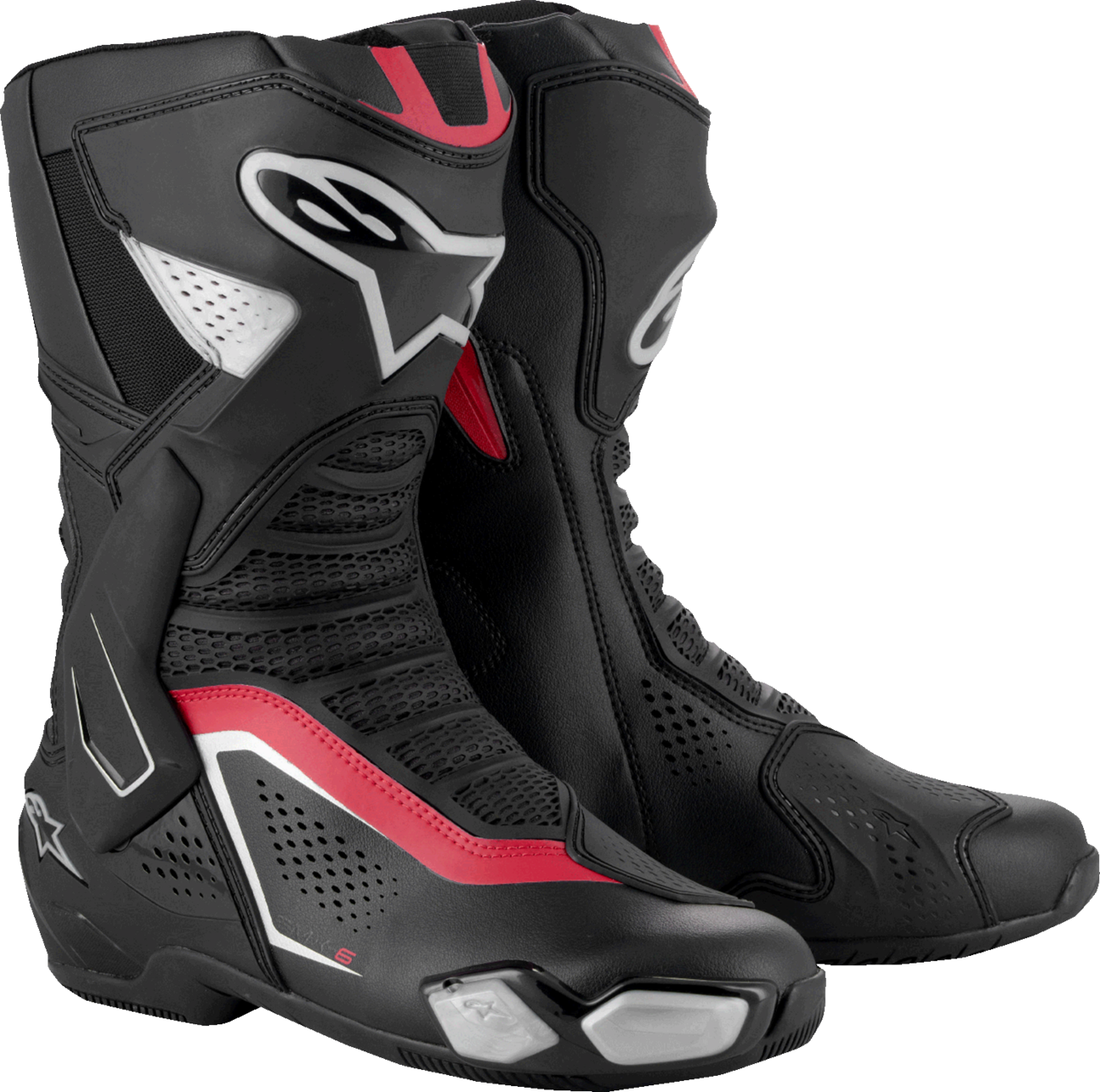 6622958C-B631-4911-A4FA-B15F2B527D97 Alpinestars - SMX-6 V3 Vented Boots - Black/Silver/Red