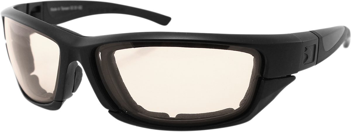 71060F67-C9E5-46D4-B9AA-B7744461FB9C Bobster - Decoder 2 Convertible Sunglasses - Matte Black - Clear Lens