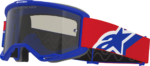 Alpinestars Goggles - Vision Sand Goggle - Blue/Red/White - Dark Smoke Lens