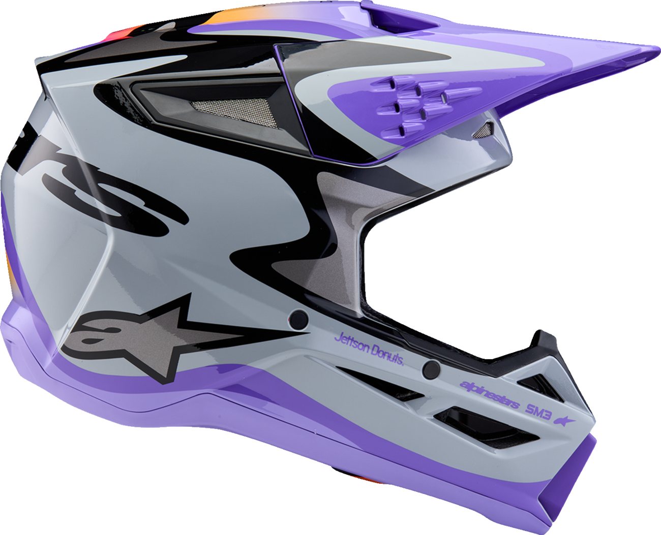 7C0FB0E7-E87F-4307-8791-1A266AC65CA8 Alpinestars - Youth SM3 Helmet - Jettson - Glosss Black/Gray/Purple