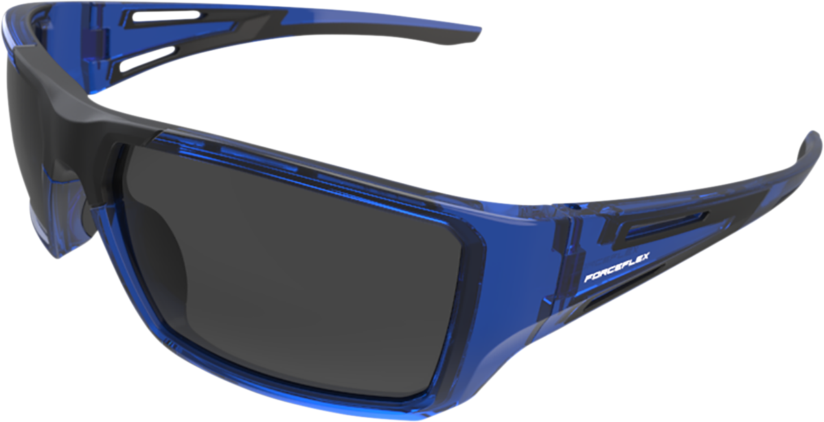 7C85BBFD-5410-45B3-AA09-0334E4FFCB5E Forceflex - FF5 Sunglasses - Blue - Smoke Lens