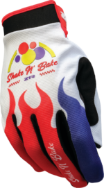 Z1R - Z1R Shake N' Bake Moto Gloves - Red/White/Black