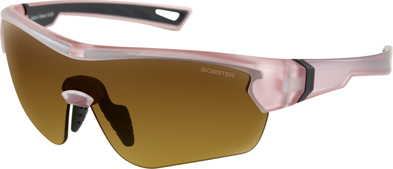 Zan Headgear - Stella Sunglasses - Matte Rose Gold - Brown Gradient Lens