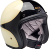 7DBE9207-4FFA-4C91-A09C-68424E2D8F05 Biltwell - Bonanza Helmet - Gloss Vintage White/Black Scallop - S
