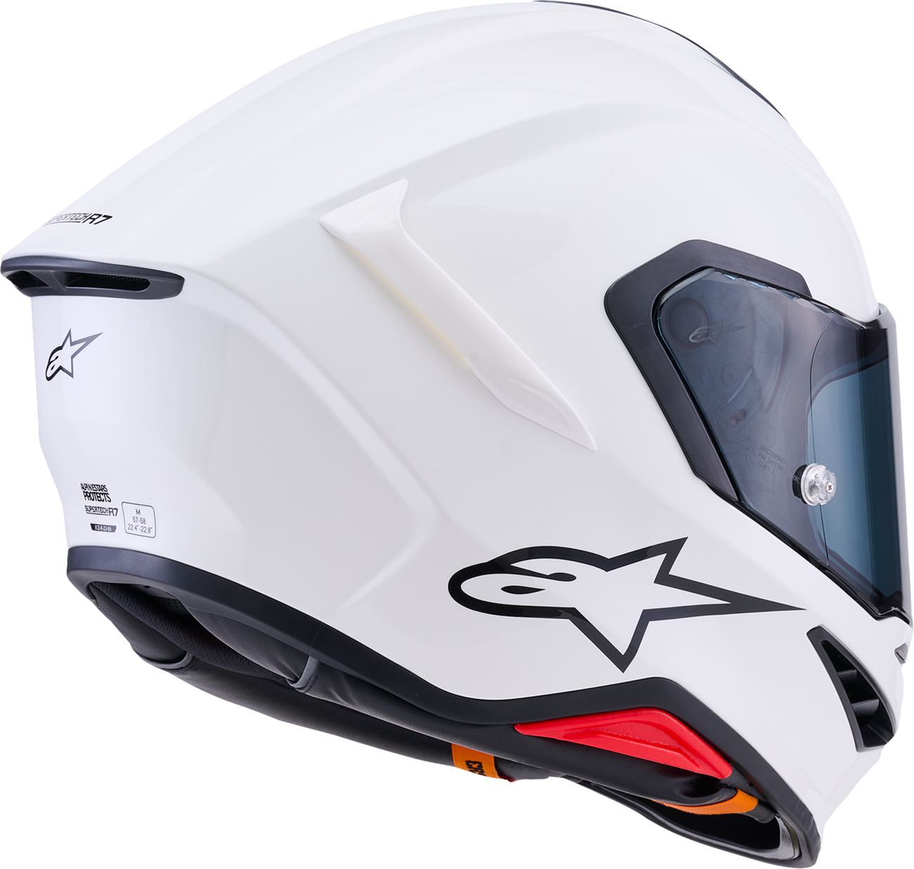 7E81048E-5E4E-4698-8F75-F2D1E7547F89 Alpinestars - Supertech R7 Helmet - 22.06 - Solid - Gloss White