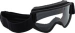 Biltwell - Moto 2.0 Goggle - Blackout - Clear Lens