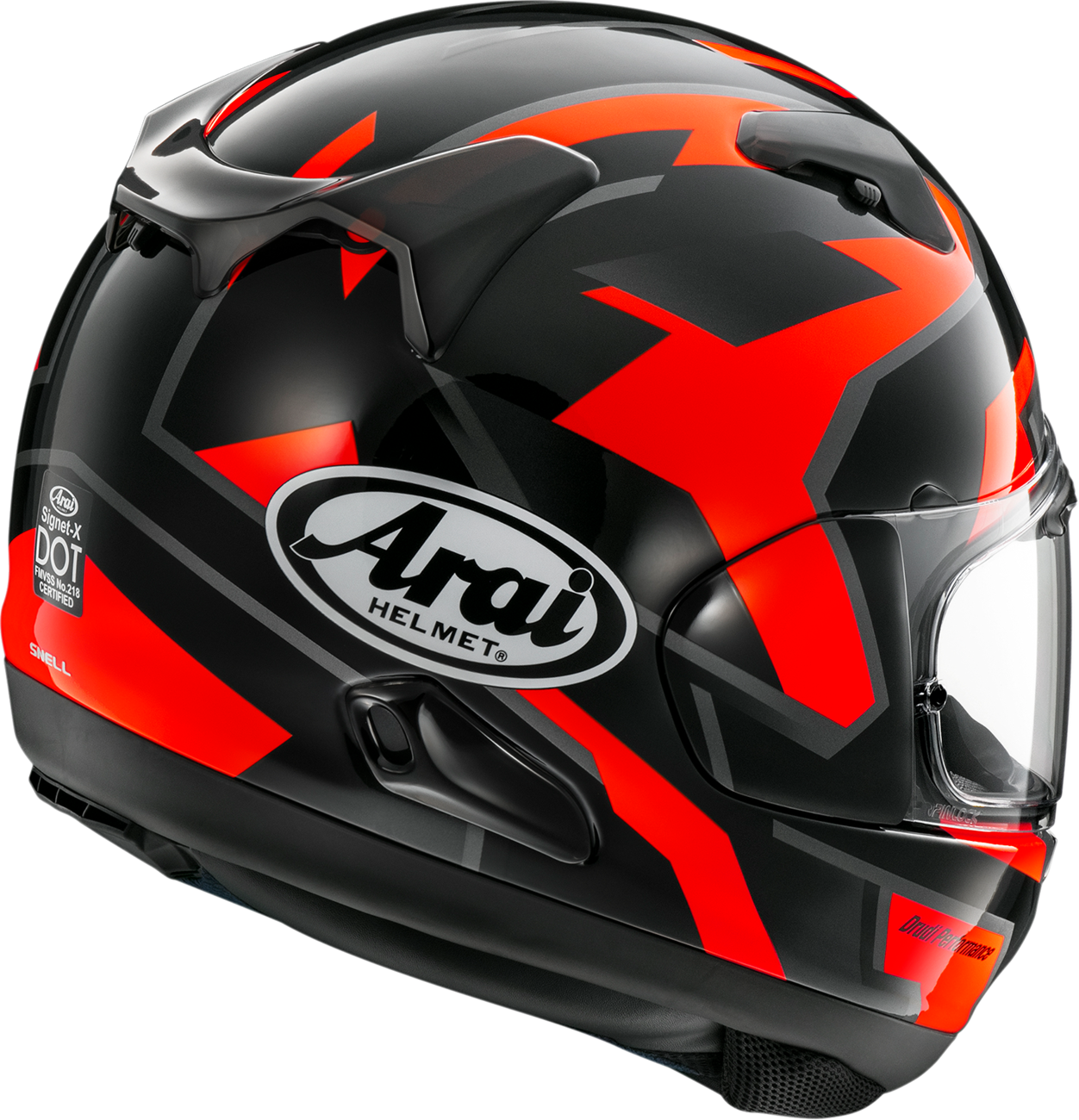 7FD0D161-E879-4304-BF59-499F1FA62DE5 Arai Helmets - Signet-X Helmet - Robotik - Red