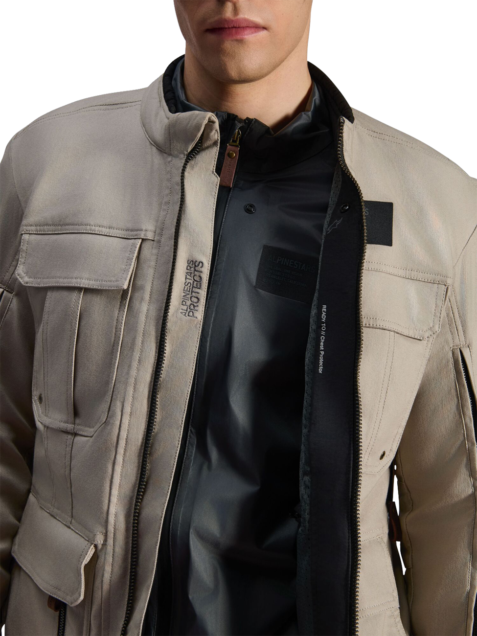 83D48BAF-2848-4EFC-A547-28A44A97DF03 Alpinestars - Borrego Drystar® Jacket - Warm Gray