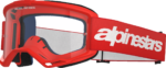 Alpinestars Goggles - Vision 3 Goggle - Wordmark - Red - Clear Lens