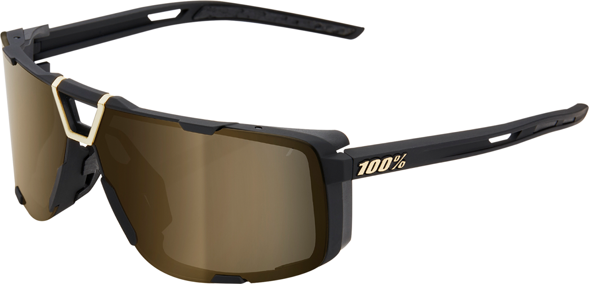 1 - Eastcraft Sunglasses - Soft Tact Black - Soft Gold Mirror Lens