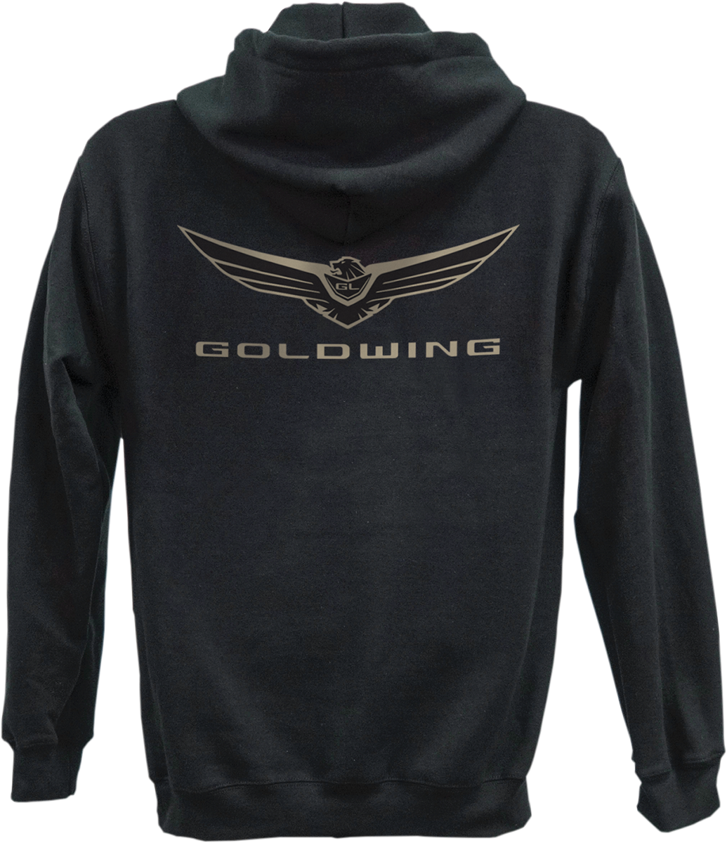 885F3284-06FB-440E-9560-EDE9D12314C8 Factory Effex - Goldwing Icon Zip-Up Hoodie - Black