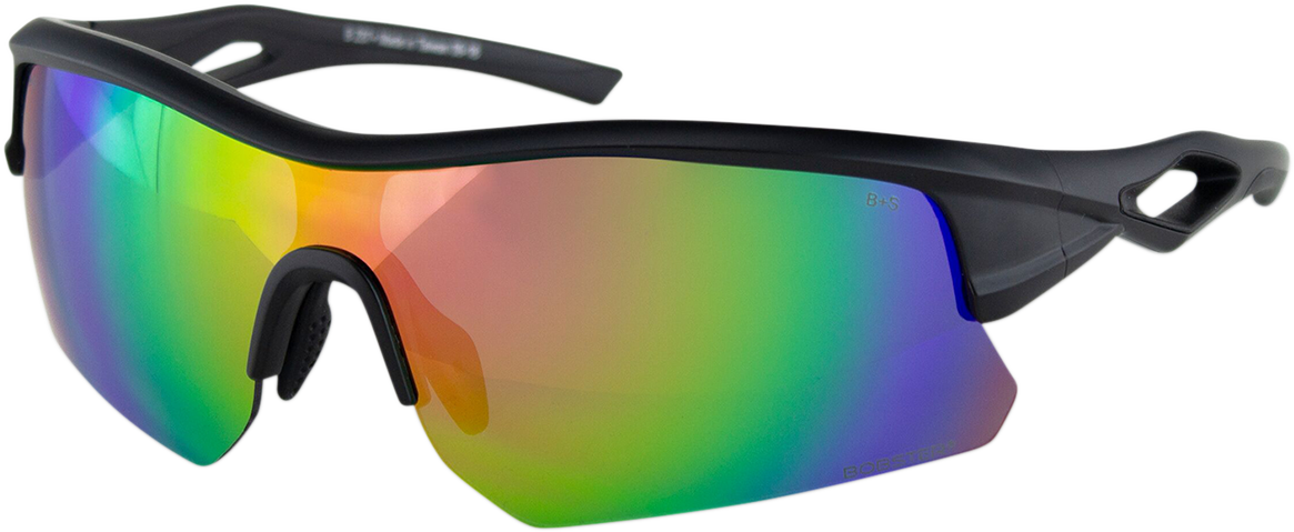 89643329-41A1-44DF-8EB3-5087810D1D36 Bobster - Dash Sunglasses - Matte Black - Smoke Pink Revo Mirror