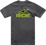 Alpinestars - Ride 4.0 T-Shirt - Charcoal/Lime/Black - Medium