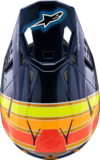 917368F7-B374-4EEB-A803-35E842A10CFD Alpinestars - Supertech M10 Helmet - TLD Edition 25 - MIPS® - Gloss Dark Blue/Orange/Yellow/Fluo Red