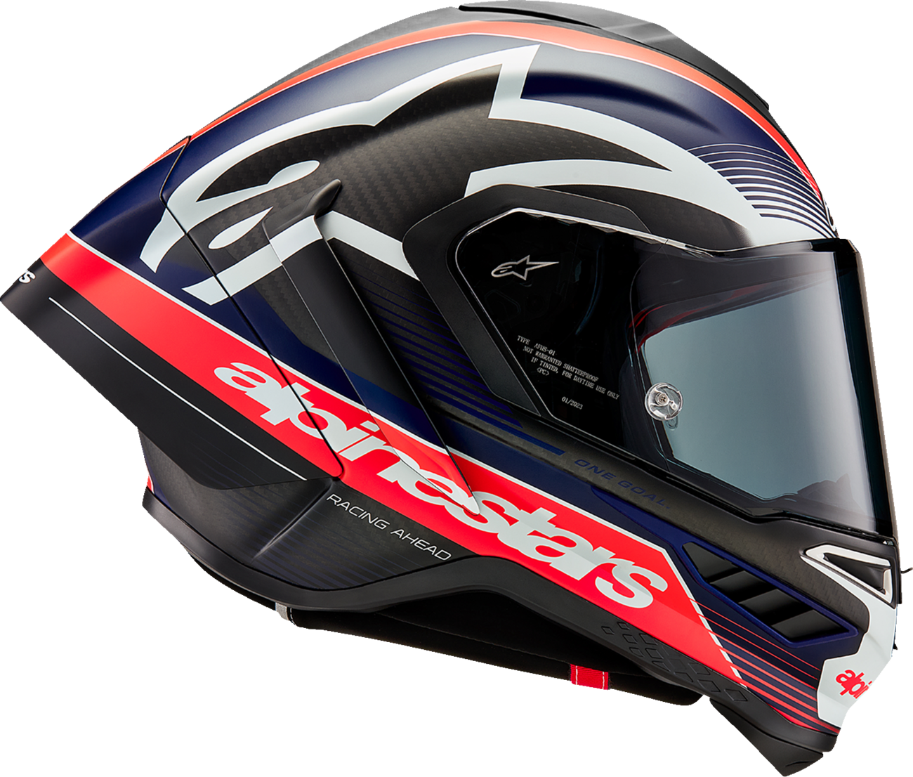 91DD829B-C1DD-4AE3-BEC3-A32DC6386D84 Alpinestars - Supertech R10 Helmet - Team - Matte Black/Carbon Red Fluo/Blue
