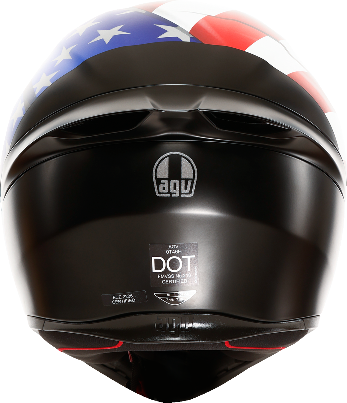 9287027F-4E36-470B-9814-55C72FC02FD3 Agv - K1 S Helmet - US Flag - Red/White/Blue