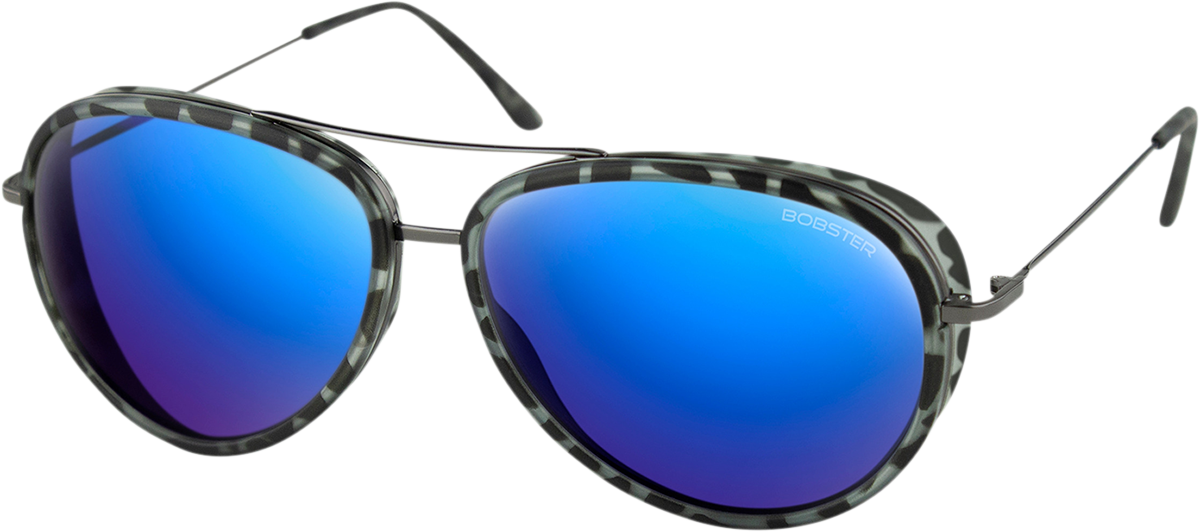 9EAF498B-6AB0-496B-B1D5-4968D27DE2B9 Bobster - Ice Sunglasses - Matte Gray Tortoise Gunmetal - Brown HD Blue Mirror Lens