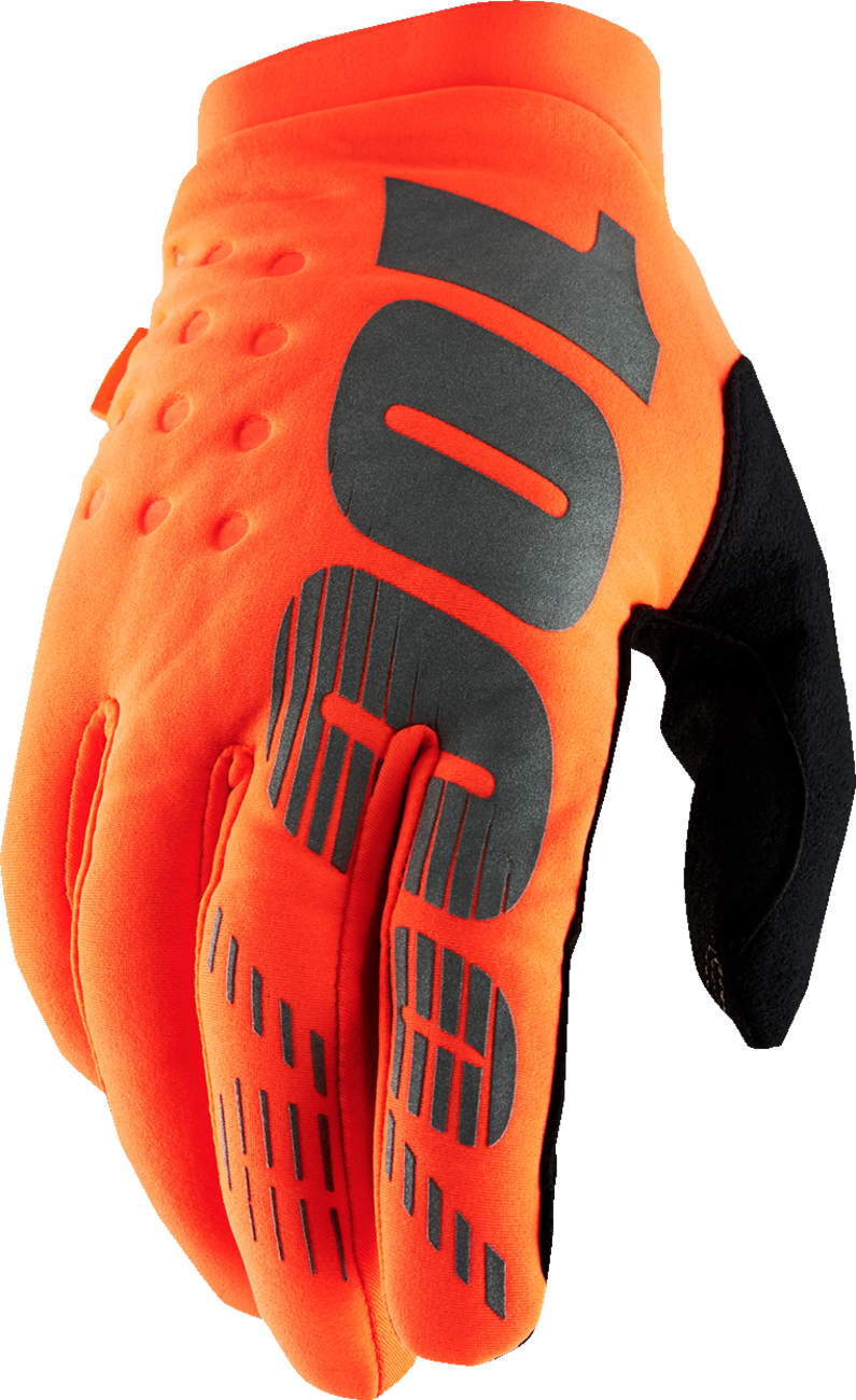9F050DC4-3B25-44D6-BC13-6A5EB6C868BE 1 - Brisker Gloves - Fluo Orange/Black - Small