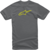 9FFE95C6-D47C-4765-977A-A7758B7606A7 Alpinestars - Ageless T-Shirt - Charcoal/Hi-Vis Yellow