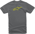 9FFE95C6-D47C-4765-977A-A7758B7606A7 Alpinestars - Ageless T-Shirt - Charcoal/Hi-Vis Yellow