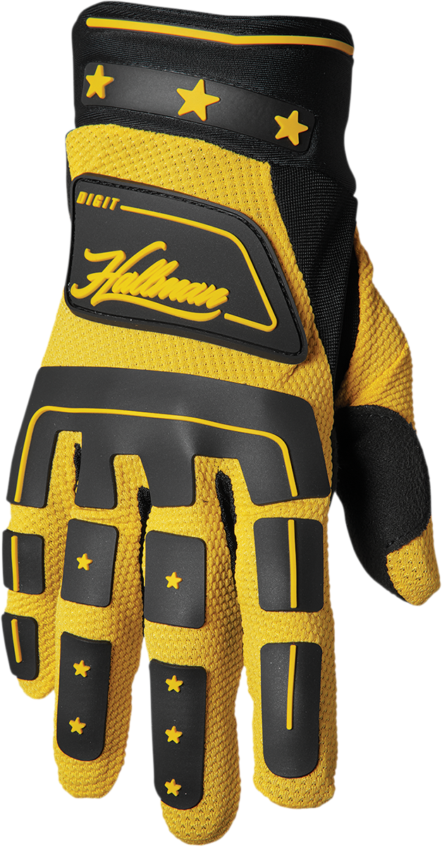 A0BDCE51-5AF6-4D2B-9969-DD54A46D51CC Thor - Hallman Digit Gloves - Black/Yellow