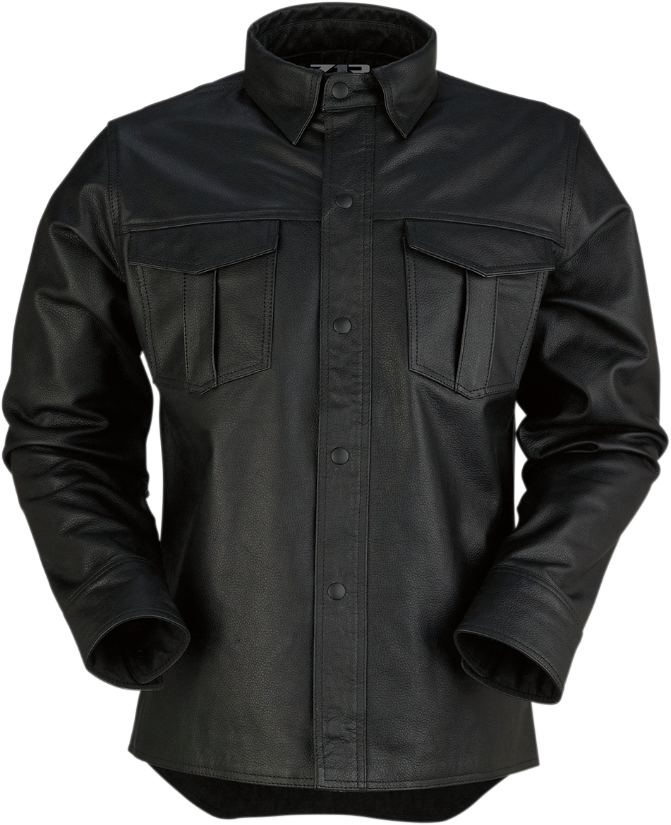 A1EFEA59-DEBE-4A82-B5ED-26D20DA4470D Z1R - Motz Leather Shirt - Black