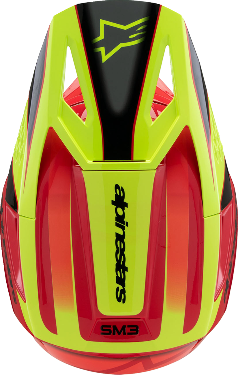 A4C9C291-8664-4658-B983-9E3087F97CBC Alpinestars - Youth SM3 Helmet - Fray - Gloss Red/Yellow Fluo/Black