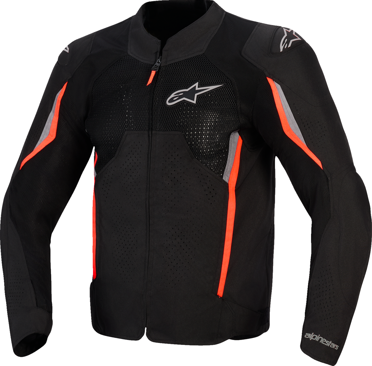 Alpinestars - AST v3 Air Jacket - Black/Dark Gray/Red Fluo