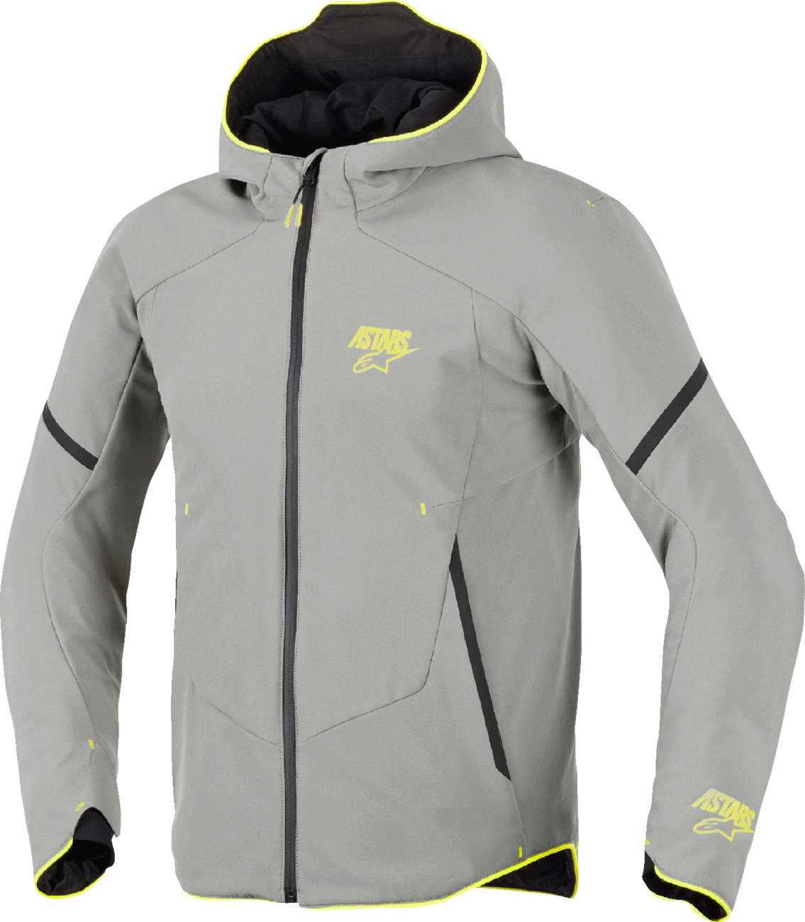 Alpinestars - Aeroshell Waterproof Jacket - Mid Gray/Yellow Fluo