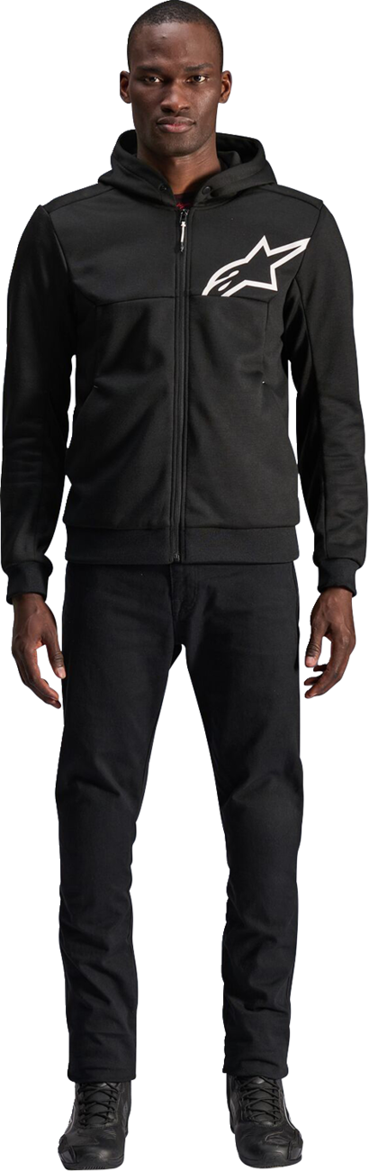 A6DB67CC-6158-4E91-885F-7970F5F029AD Alpinestars - Chrome v2 Sport Hoodie - Black/White