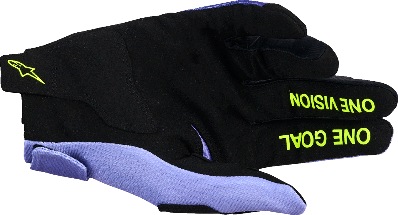 Alpinestars - Radar Gloves - Purple/Fluo Yellow
