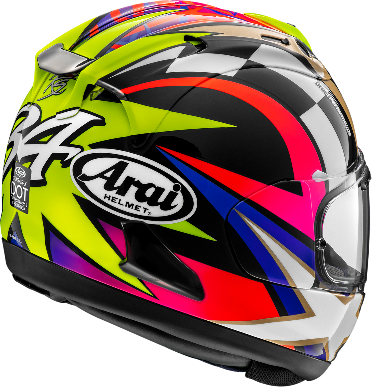 AC689632-0970-4450-B5F6-B56DBB353D9D Arai Helmets - Corsair-X Helmet - Schwantz 30th Anniversary