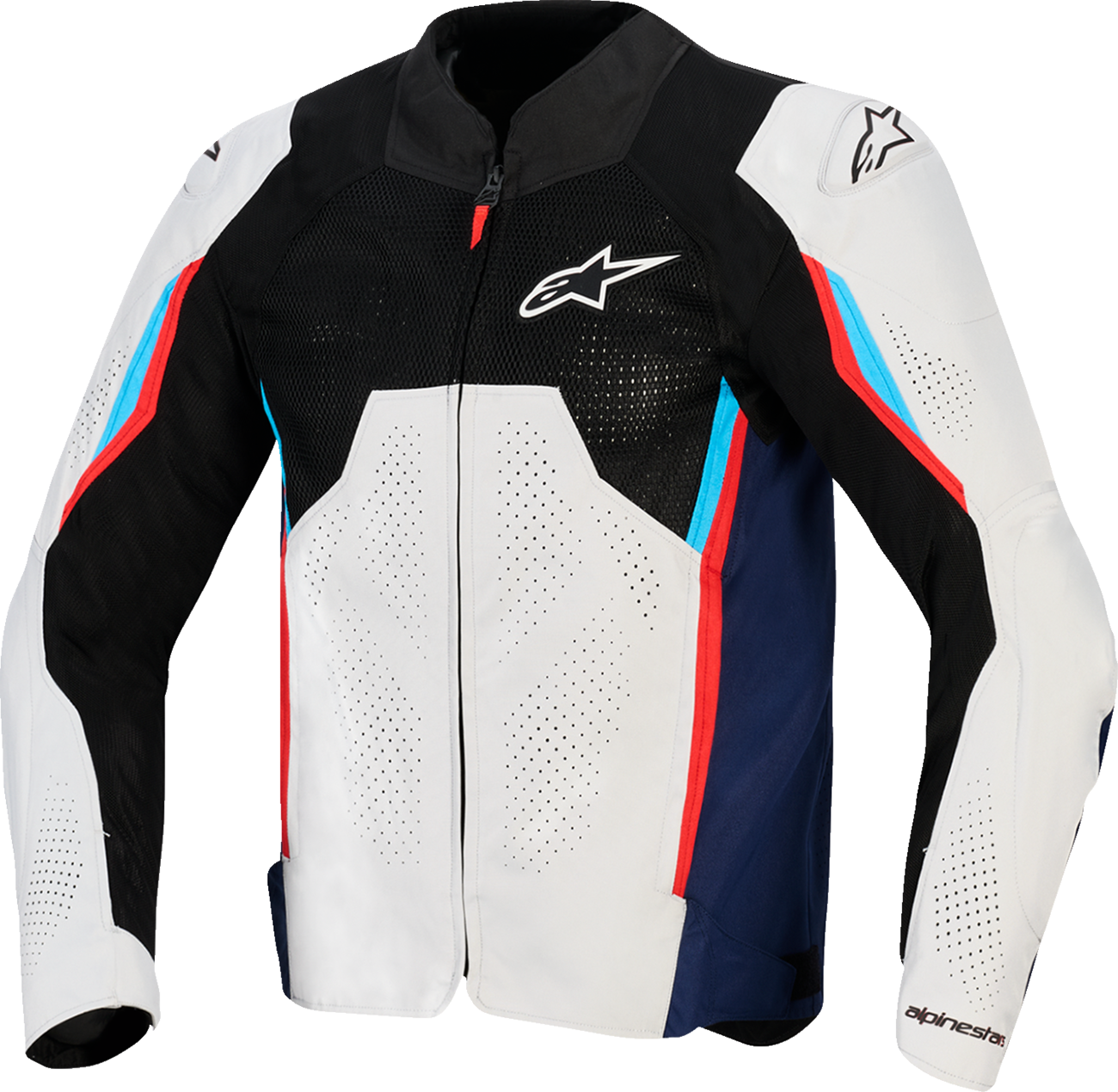 Alpinestars - AST v3 Air Jacket - Silver/Deep Blue/Bright Red